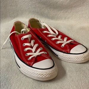 Red Low Top Converse